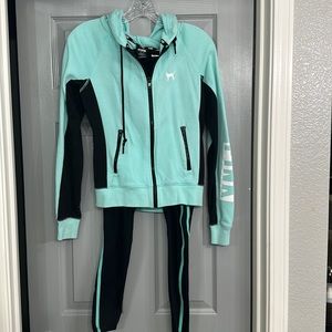 Victoria’s Secret pink teal jacket